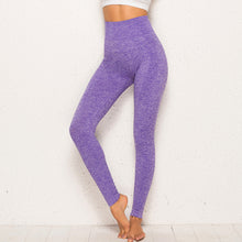 画像をギャラリービューアに読み込む, ハイウエスト フィットネスレギンス(パープル)
