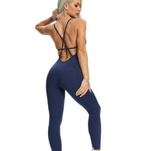 画像をギャラリービューアに読み込む, フィットネスボディスーツ(ネイビー)